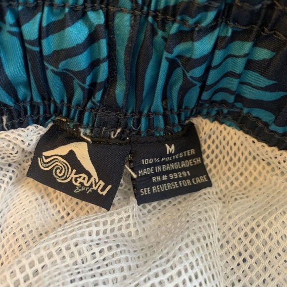 Kanu Surf Board Shorts Swim Trunks Size Medium Tropical Pockets Brief Lining NWT - Picture 13 of 14